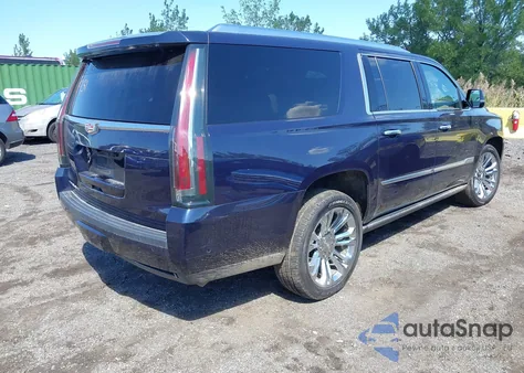 2019 Cadillac Escalade Esv Platinum z USA, uszkodzony, nr VIN 1GYS4KKJ0KR249261